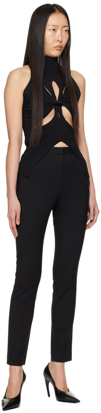 Tanktop Dion Lee Twist Detail Cutout Tank Top Sort | A7753P23, 3