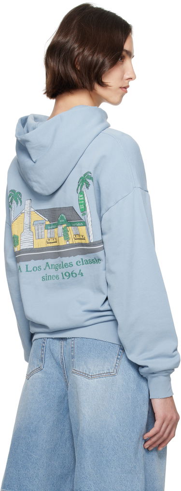 Sweatshirt RE/DONE Re/Done Modern 'Dan Tanas House' Hoodie Blå | 488-08UGHD006, 2