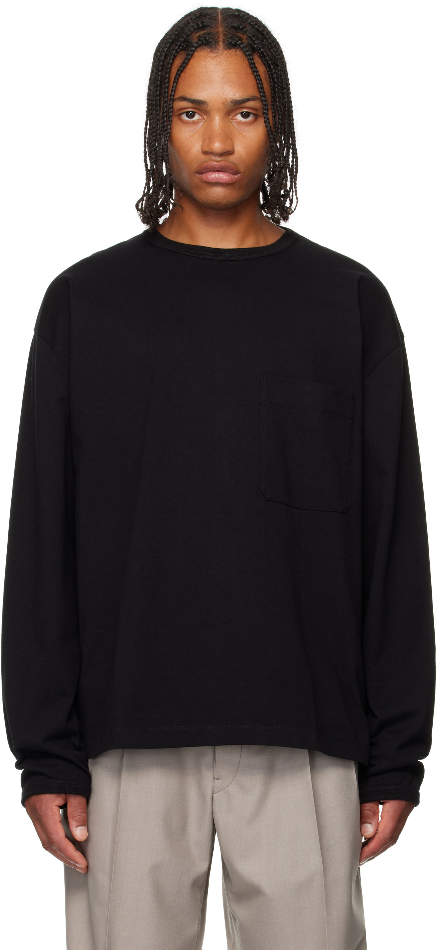 T-shirt LEMAIRE LEMAIRE Boxy Pocket Tee Sort | TO1340 LJ1022, 0