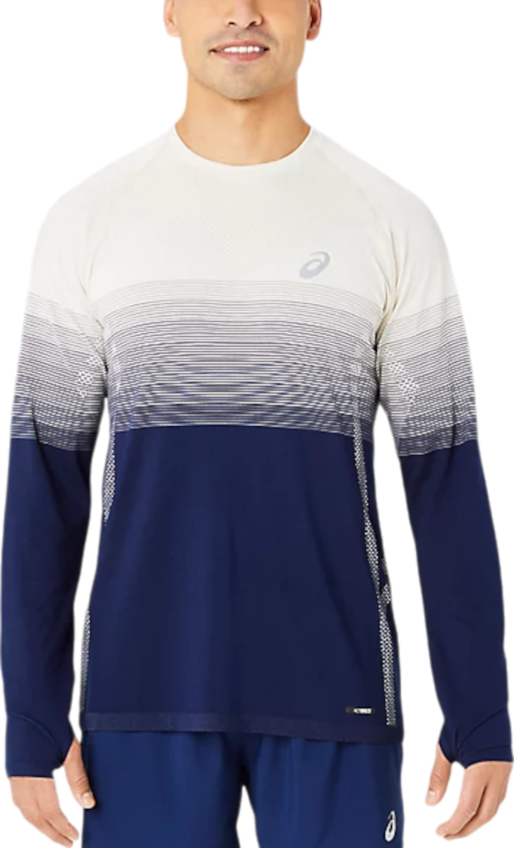 T-shirt Asics Long Sleeve Running Shirt Blå | 2011c394-200