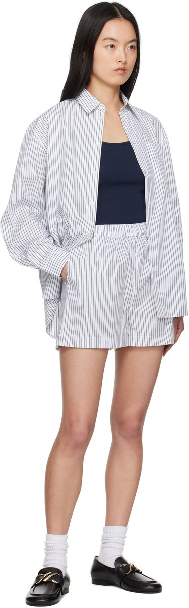 Shorts Sporty & Rich Sporty & Rich 'SRC' Poplin Shorts Hvid | SH012606302ST71, 3