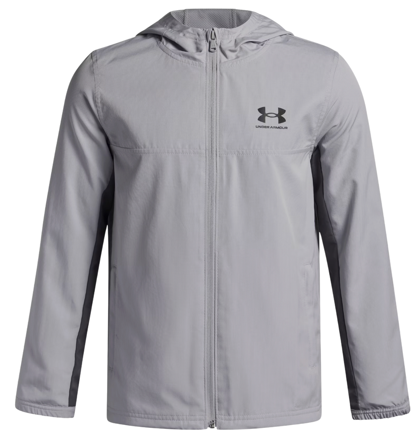 Jakke Under Armour Under Armour Rival Woven Jacket Grå | 1390154-011