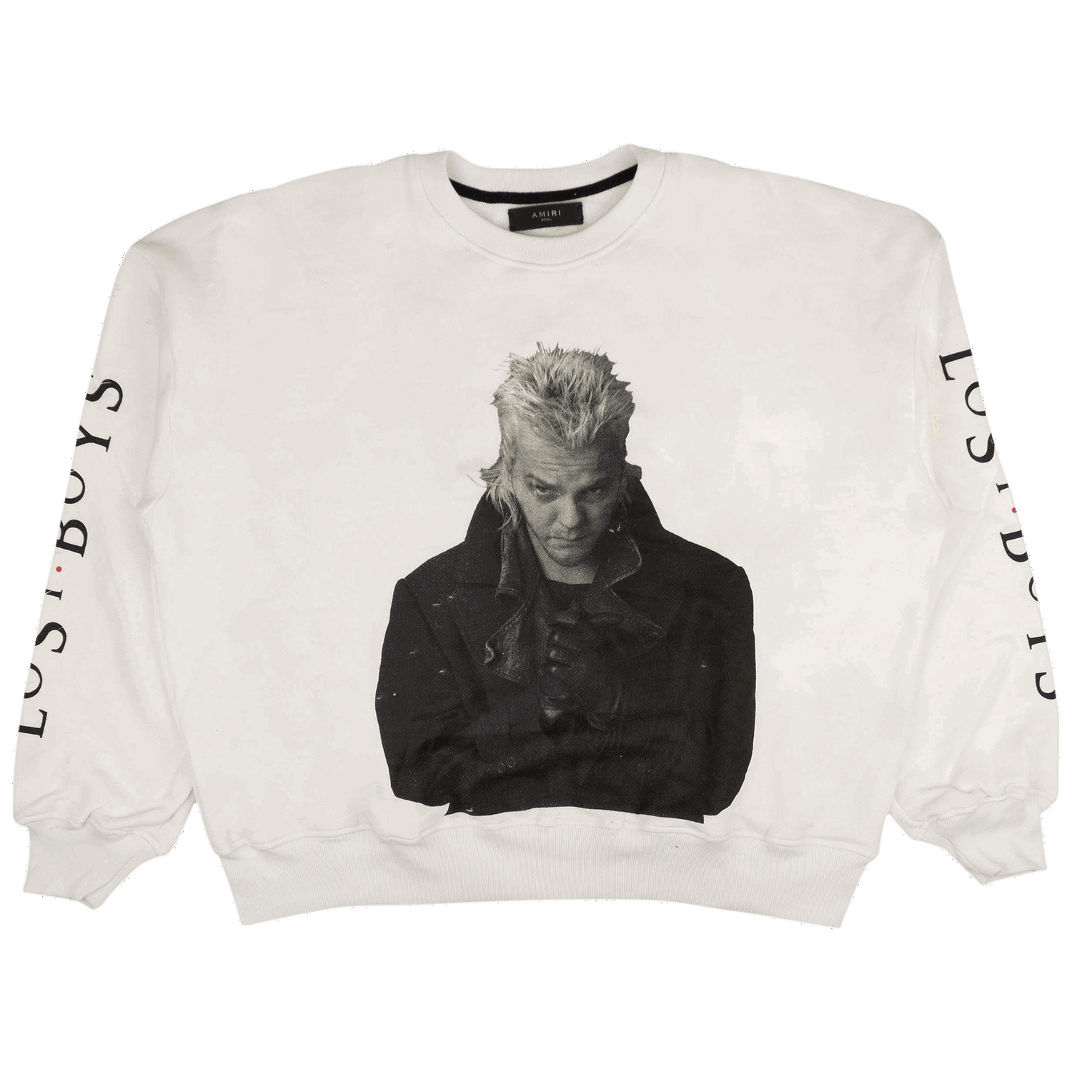 Sweatshirt AMIRI Lost Boys Loose Fit Crewneck Sweatshirt' Hvid | MKCRW LOBWHT WHIT, 0