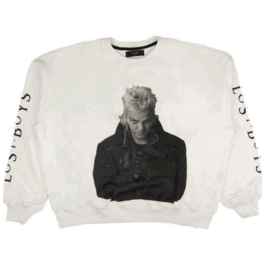 Sweatshirt AMIRI Lost Boys Loose Fit Crewneck Sweatshirt' Hvid | MKCRW LOBWHT WHIT, 0