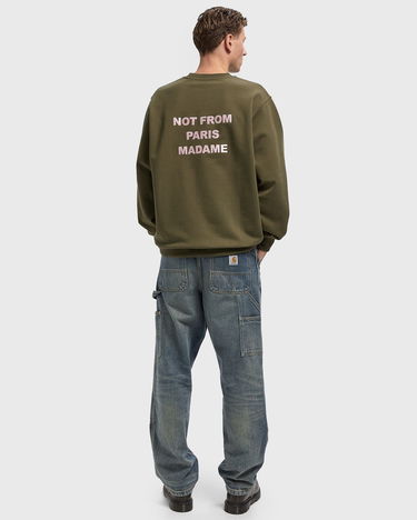 Sweatshirt Drôle de Monsieur Slogan Sweatshirt Grøn | I-SW149-CO127-KK, 2