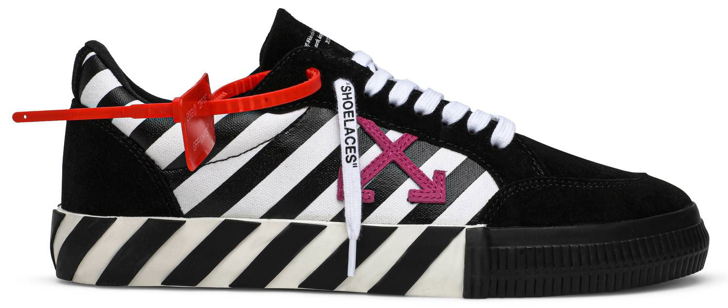Sneakers og sko Off-White Off-White Vulc "Black White" Sort | OMIA085R20C210180129, 1