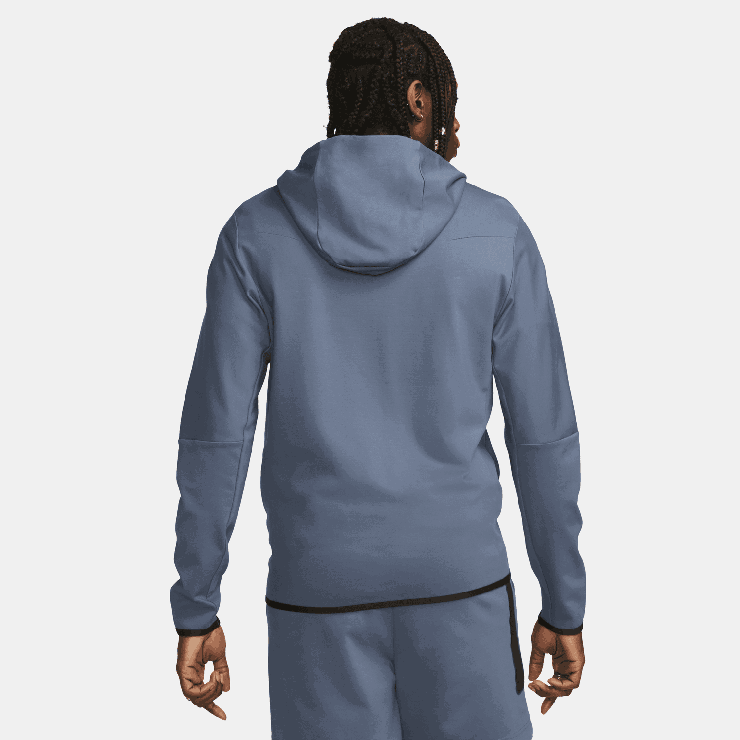 Sweatshirt Nike Sportswear Tech Fleece Lightweight Mørkeblå | DX0822-491, 1