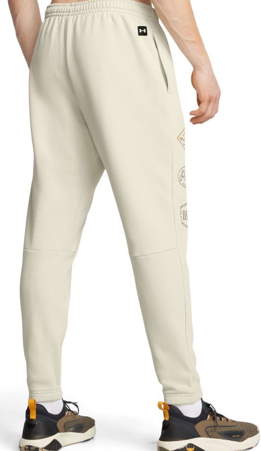 Joggingbukser Under Armour Project Rock Heavyweight Pants Beige | 1386899-273, 1