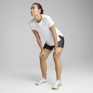 T-shirt Puma Run Graphic Mesh Tee Hvid | 526659_02, 2