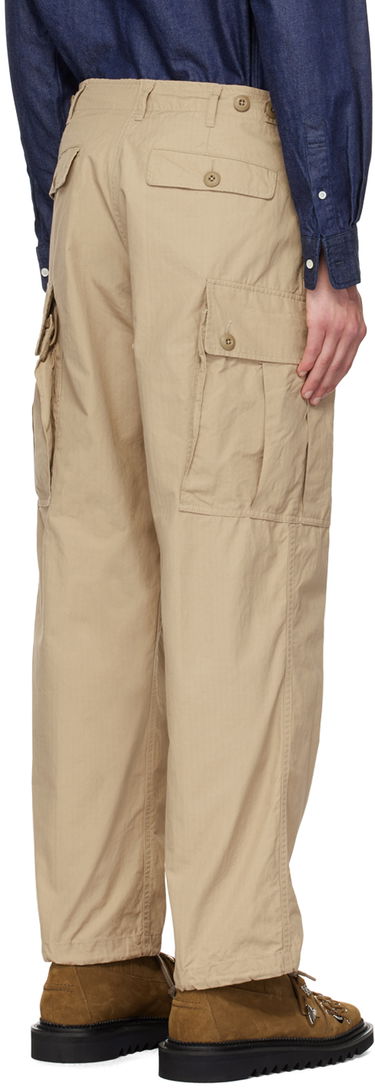 Cargo bukser BEAMS BEAMS PLUS Military Cargo Pants Beige | 3824-0081-803, 2