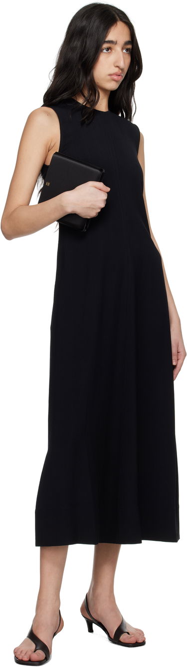 Kjole TOTEME TOTEME Woven Stripe Maxi Dress Sort | 252-WRD0182-FB0192, 3