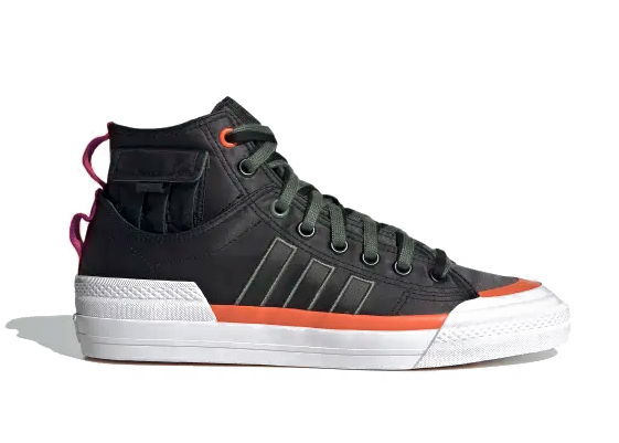 Sneakers og sko adidas Originals Nizza Hi DL Black Green Oxide Sort | GZ2653, 0