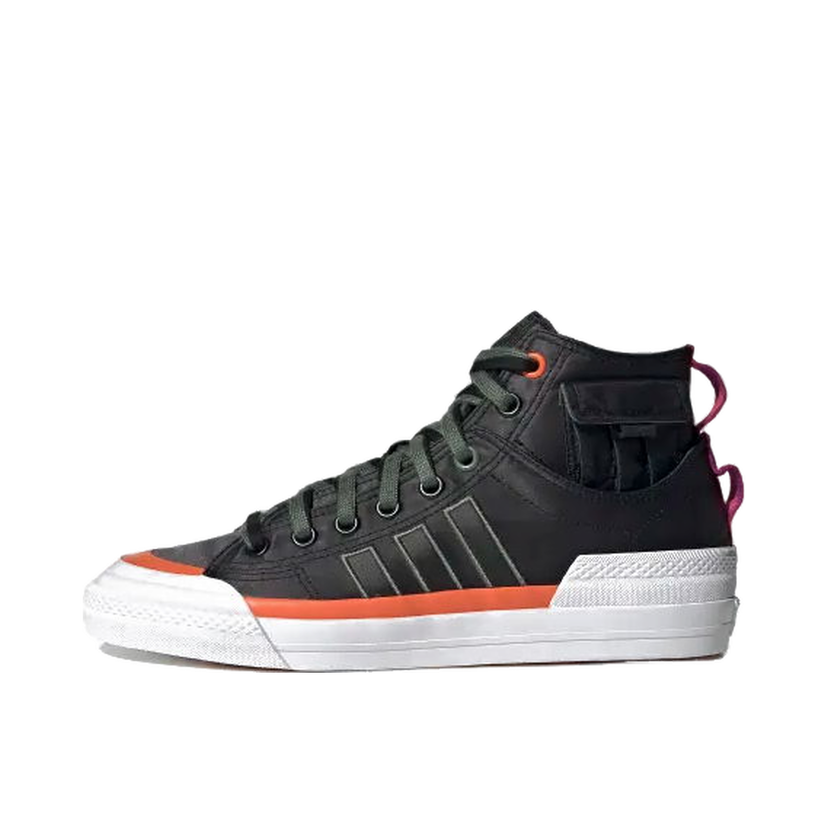 Sneakers og sko adidas Originals Nizza Hi DL Black Green Oxide Sort | GZ2653