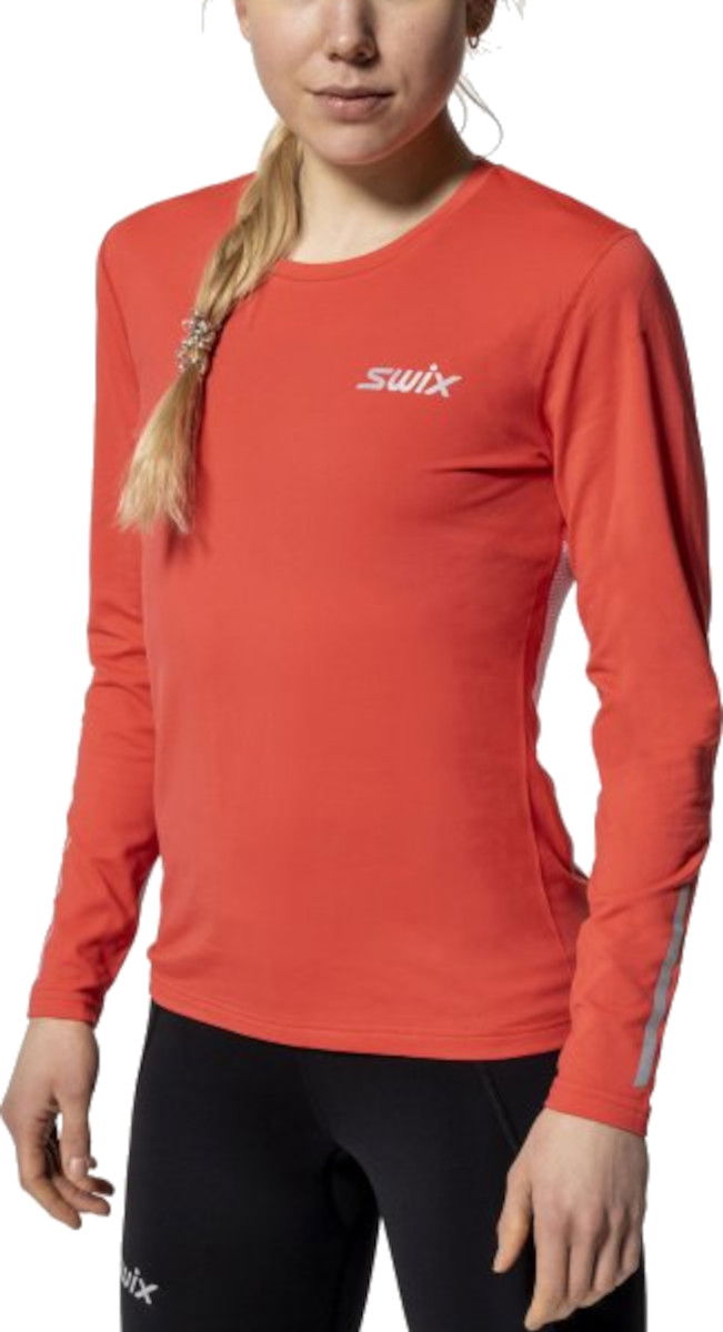 T-shirt SWIX Swix Pace NTS Long Sleeve T-Shirt Rød | 10015-23-91002