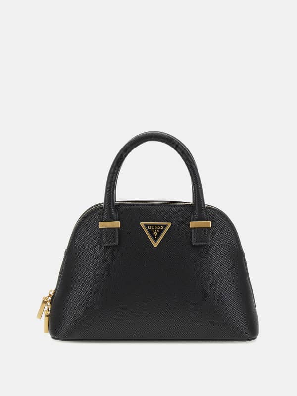 Håndtaske GUESS Lossie Saffiano Handbag Sort | HWVA9231050, 0