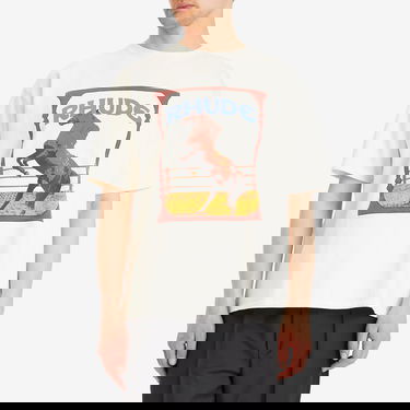 T-shirt Rhude Rhude Cadre Horse Graphic Tee Hvid | RHSS25TT05012-0241, 2