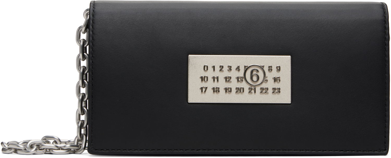Tegnebog Maison Margiela MM6 Maison Margiela Numeric Chain Wallet Bag Sort | SB5ZI0014 P7258, 0