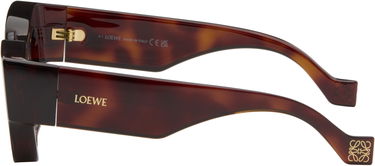 Solbriller Loewe Paula's Ibiza Goggle Rectangle Sunglasses Brun | LW40172UM5652N 840126861495, 2
