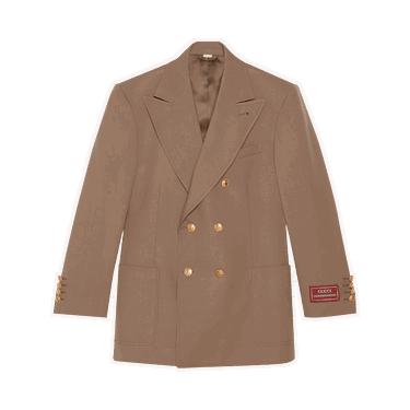 Frakker Gucci Wool Double Breasted Coat Beige | 685870 Z568J 2052, 0