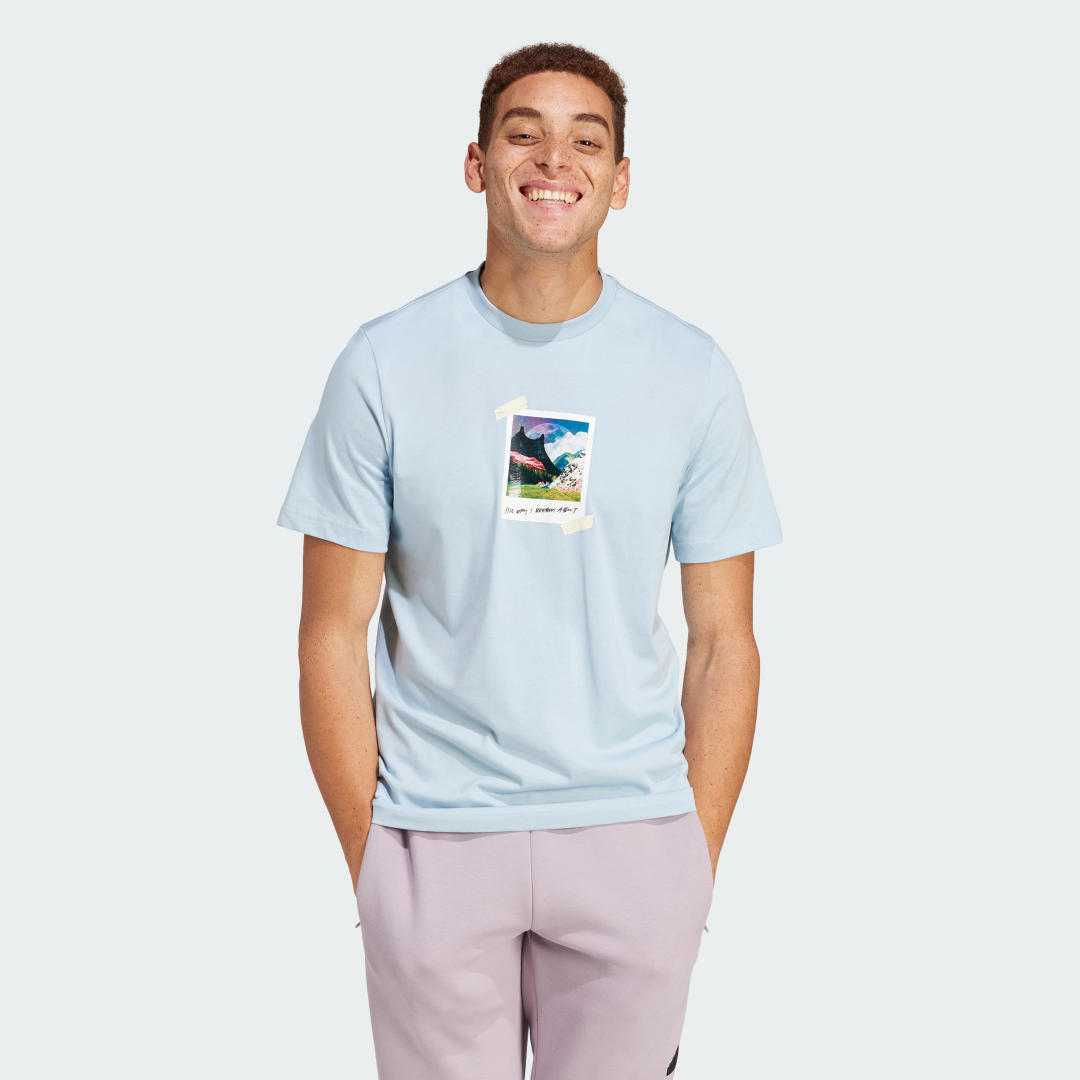 T-shirt adidas Performance Sportswear All Day I Dream About... Graphic Turkis | IN6440, 1