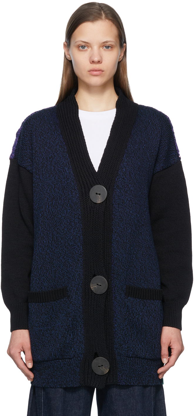 Sweater Stella McCartney Stella McCartney Fantasia Landscape Cardigan Blå | 6K00643S7254