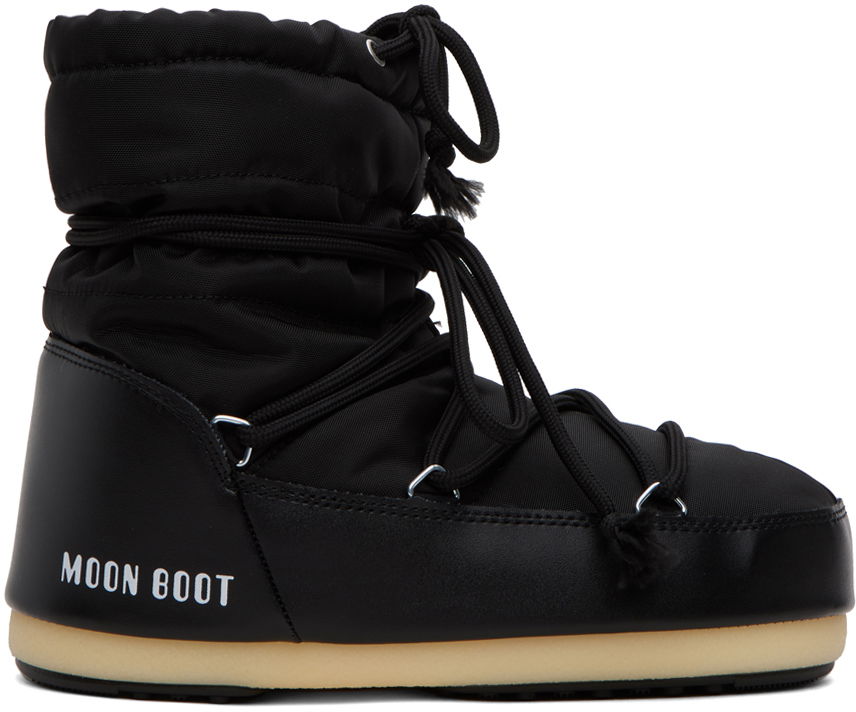 Sneakers og sko Moon Boot Black Icon Light Low Boots Sort | 14600100, 0