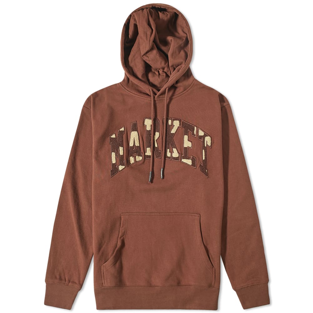 Sweatshirt MARKET Chess Club Arc Hoody Brun | 397000410-BR, 0
