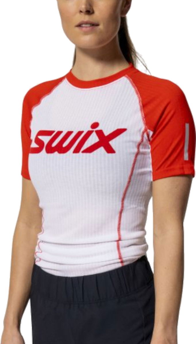 T-shirt SWIX SWIX Roadline RaceX T-Shirt Hvid | 10023-23-00035