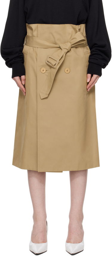 Nederdel VETEMENTS Vetements Deconstructed Midi Skirt Beige | WA66SK400S, 0