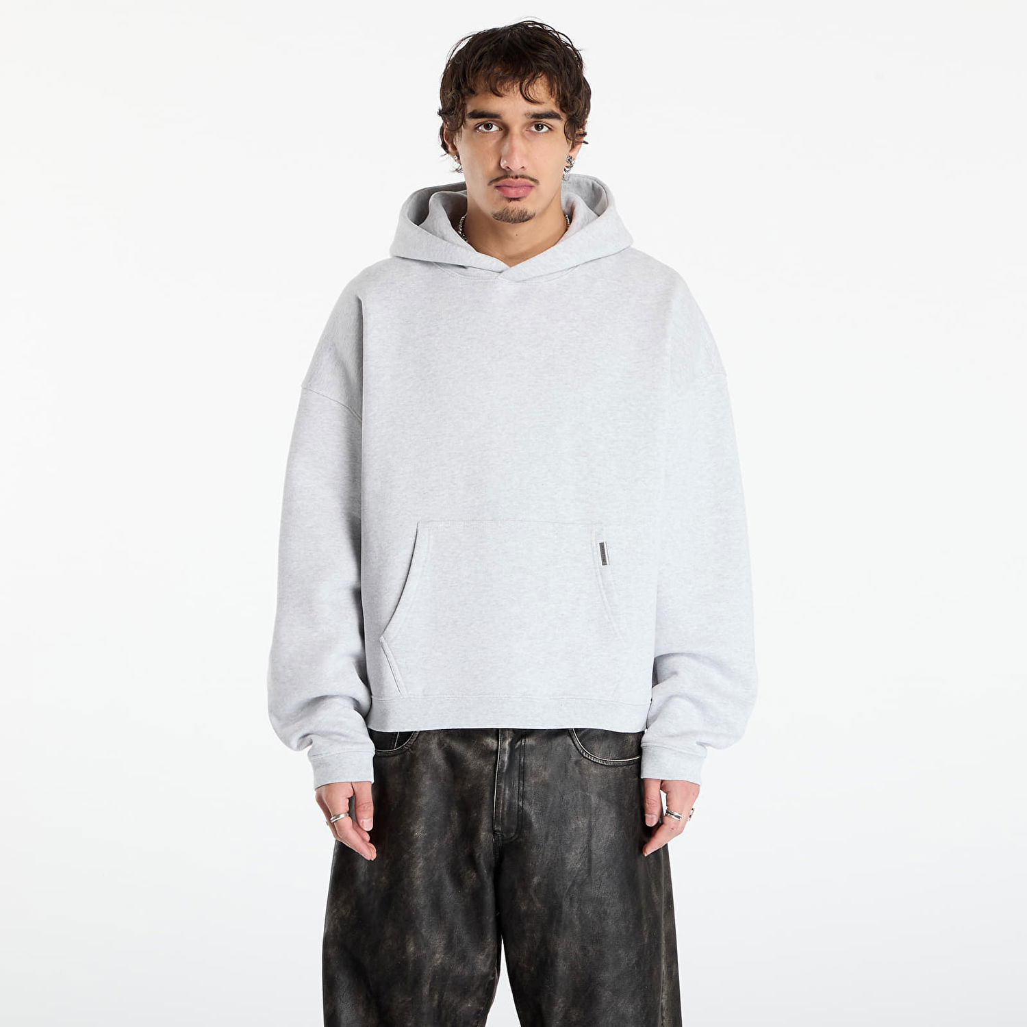Sweatshirt Represent Clo Initial Boxy Oversized Hoodie Grå | INM413-508, 0