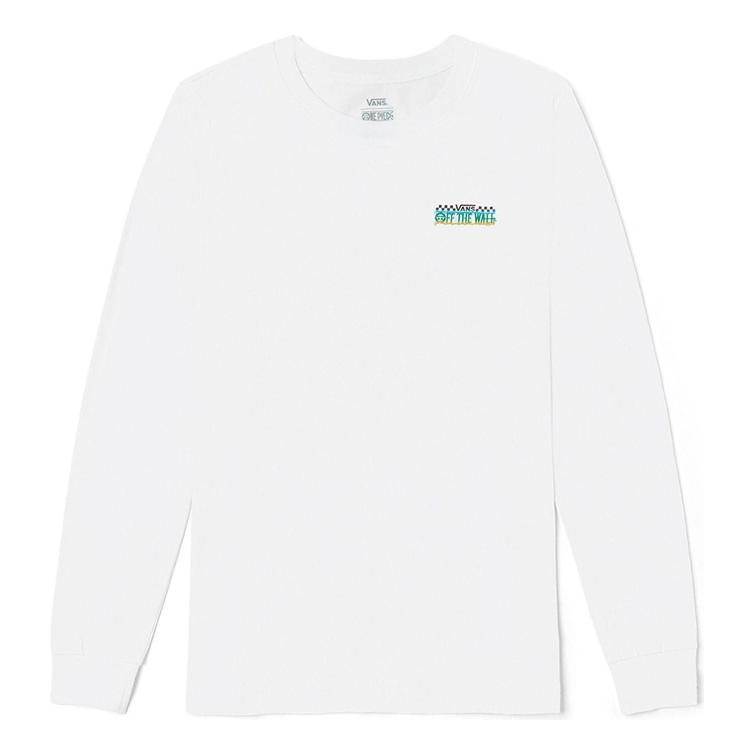 T-shirt Vans Vans x One Piece Graphic Long Sleeve T-Shirt Hvid | VN00038BWHT, 0