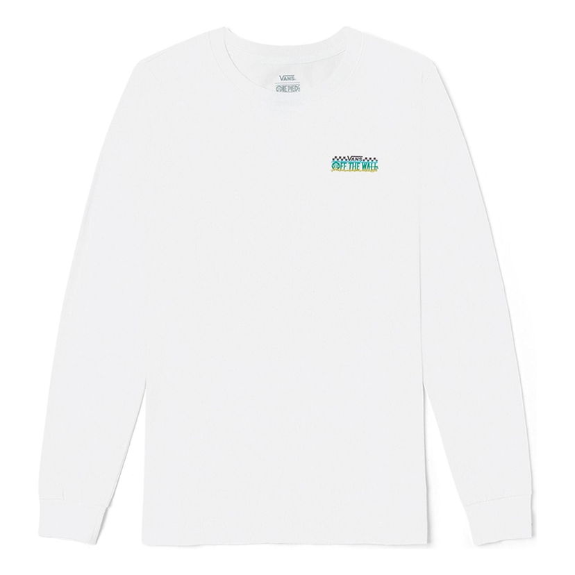 T-shirt Vans Vans x One Piece Graphic Long Sleeve T-Shirt Hvid | VN00038BWHT