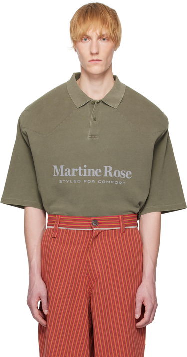 Polo skjorte Martine Rose Martine Rose Padded Polo Grøn | 654JE02411L, 0