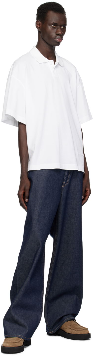 Polo skjorte Alexander Wang Alexander Wang Short-Sleeve Polo Hvid | 6CC1251073, 3