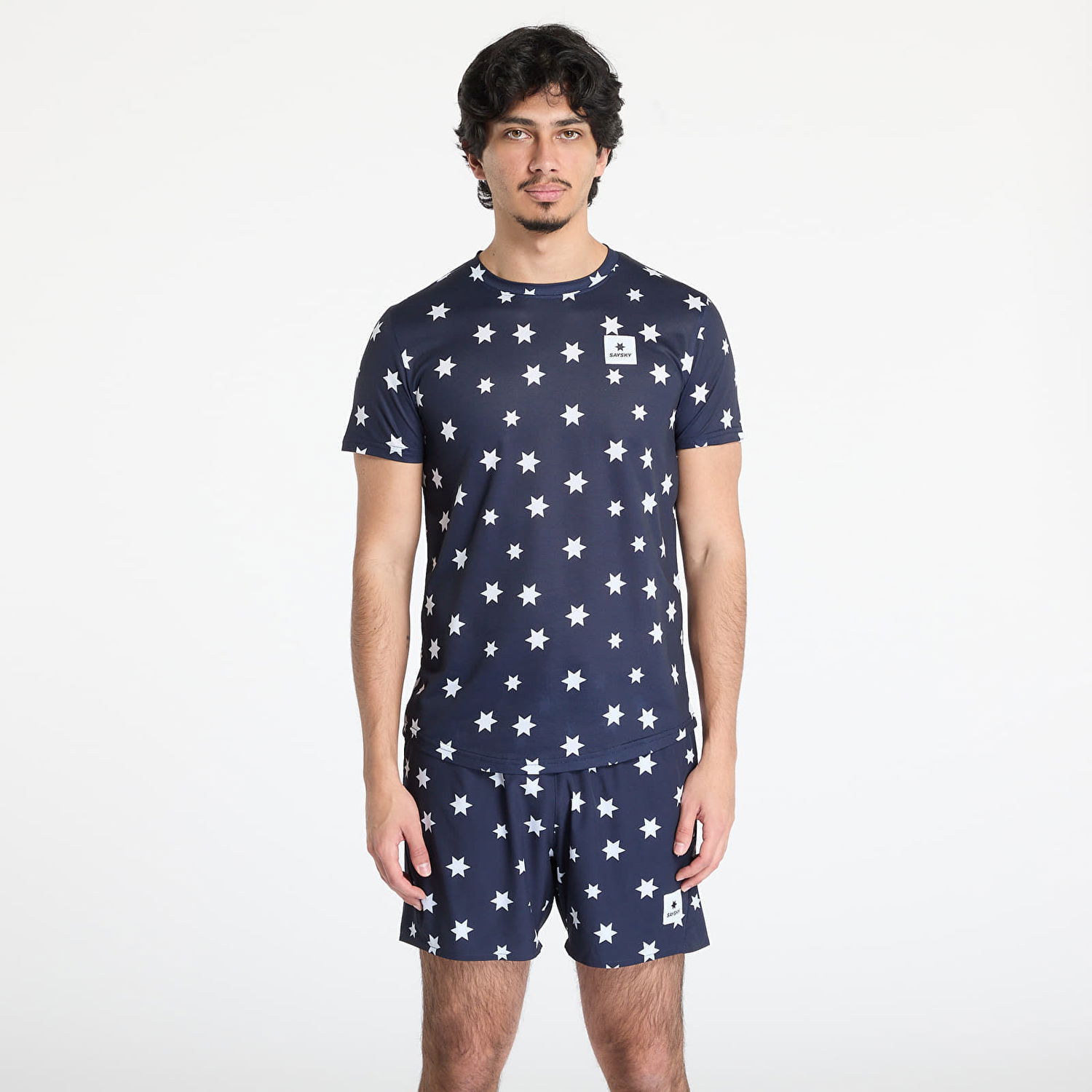 T-shirt Saysky SAYSKY Star Combat T-Shirt Mørkeblå | NMRSS31C1028, 0