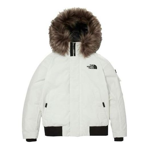 Bomberjakke The North Face Polar Air Down Jacket Hvid | NJ1DM68B, 0