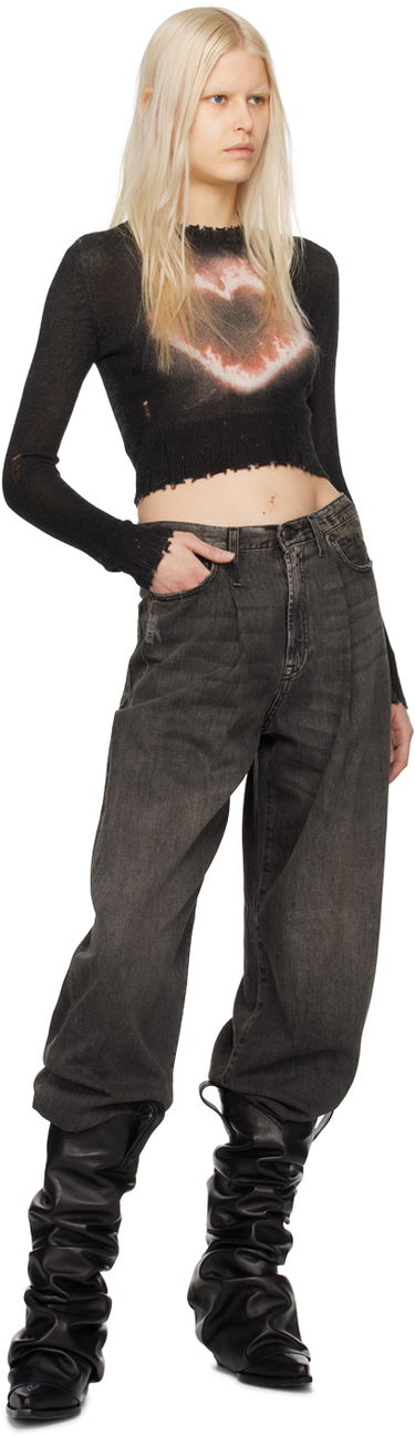 Jeans R13 R13 Damon Pleated Jeans Grå | R13W3147-D019A, 3