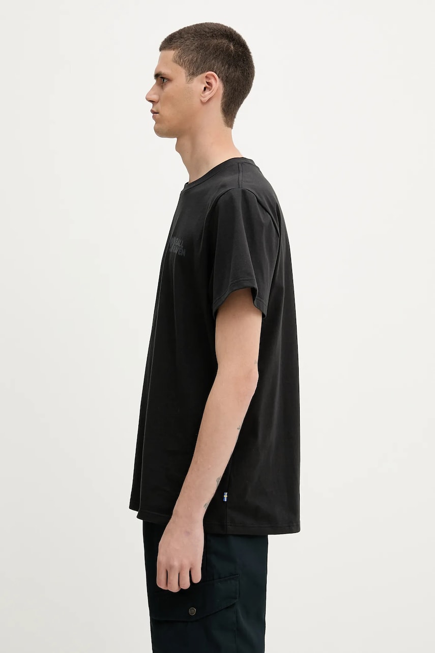 T-shirt FJÄLLRÄVEN Fjallraven Heavy Classic Printed T-Shirt Sort | F12600232, 1