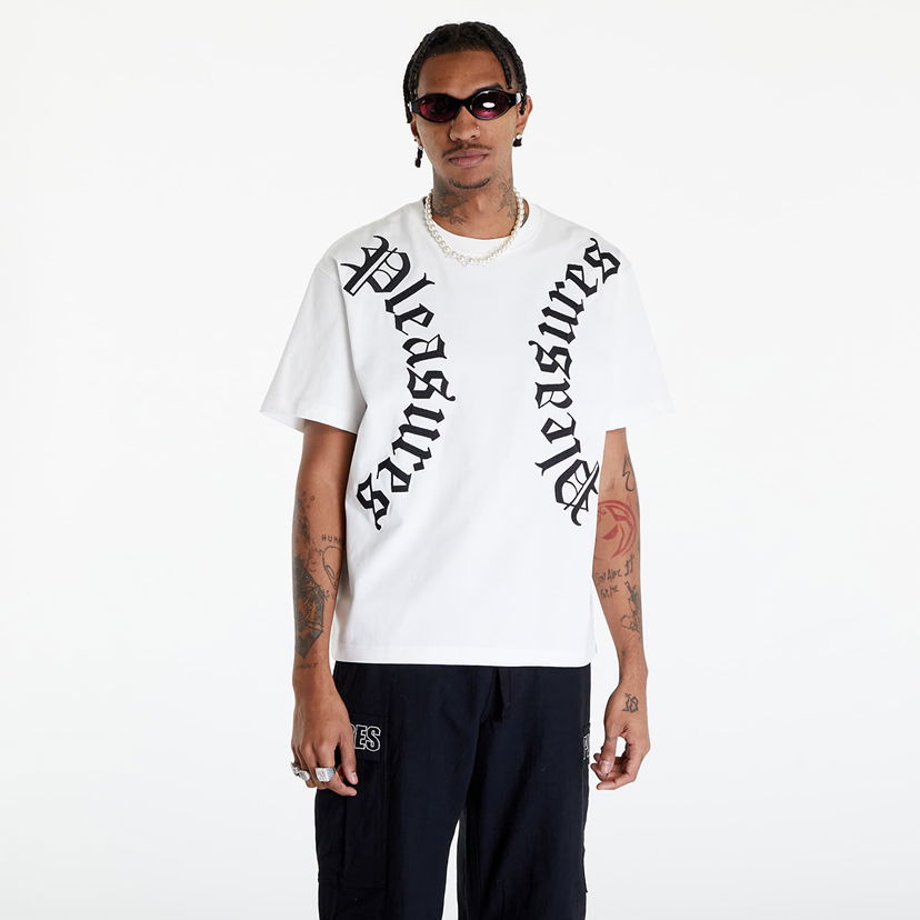 T-shirt Pleasures Harness Heavyweight T-Shirt Hvid | P24SP010 WHITE