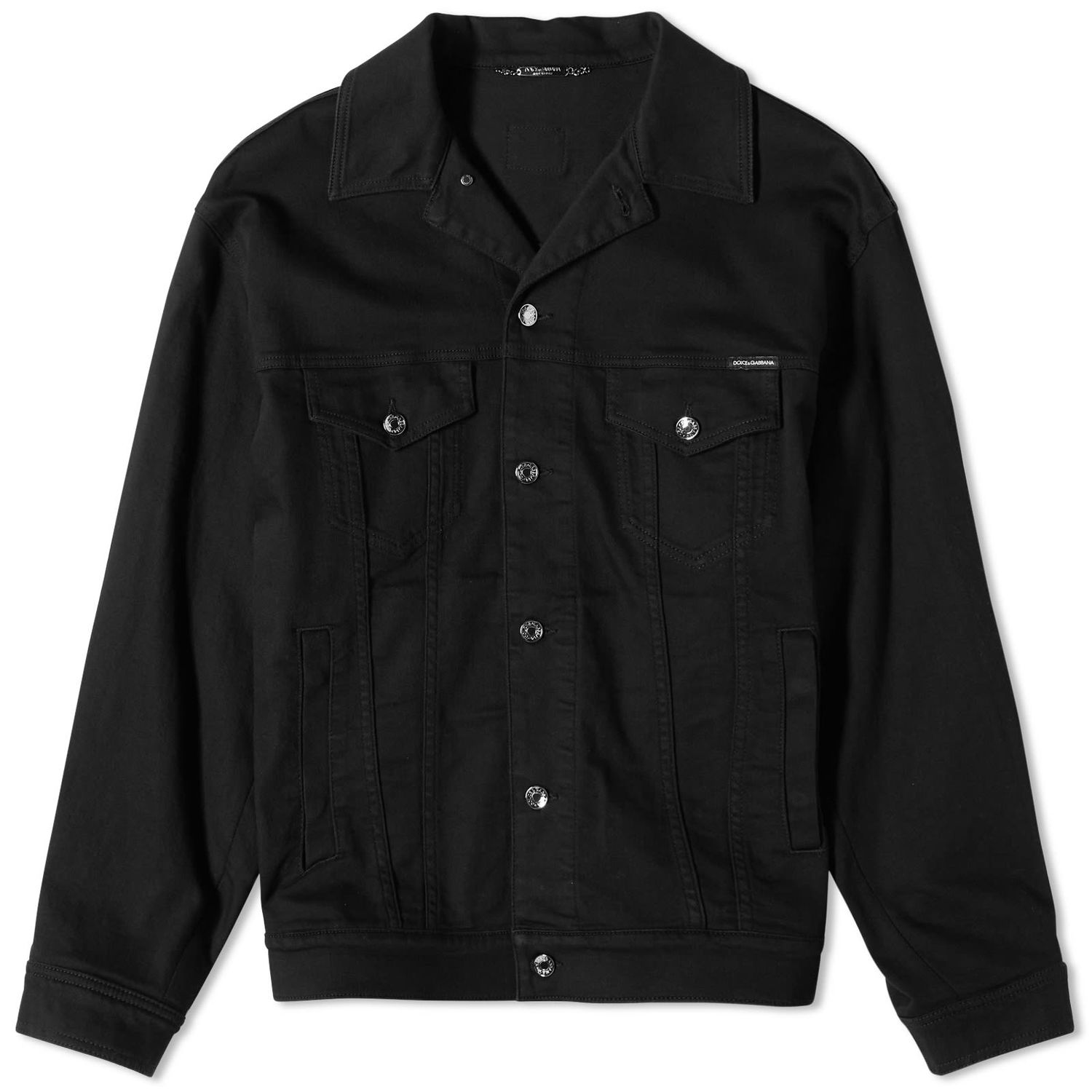Jakke Dolce & Gabbana Denim Jacket Black Sort | G9NL5DG8GW6-S9001, 0