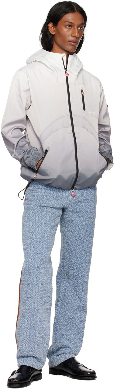 Vindjakke Casablanca Casablanca Gradient Rain Jacket Grå | MPS25-OT-159-01, 3