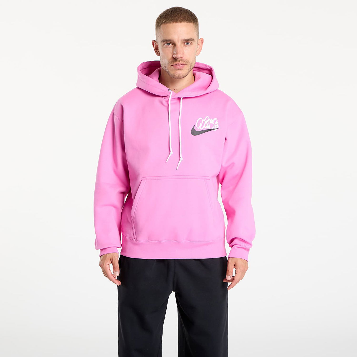 Sweatshirt Nike Solo Swoosh Fleece Hoodie Lyserød | IH4293-675, 0