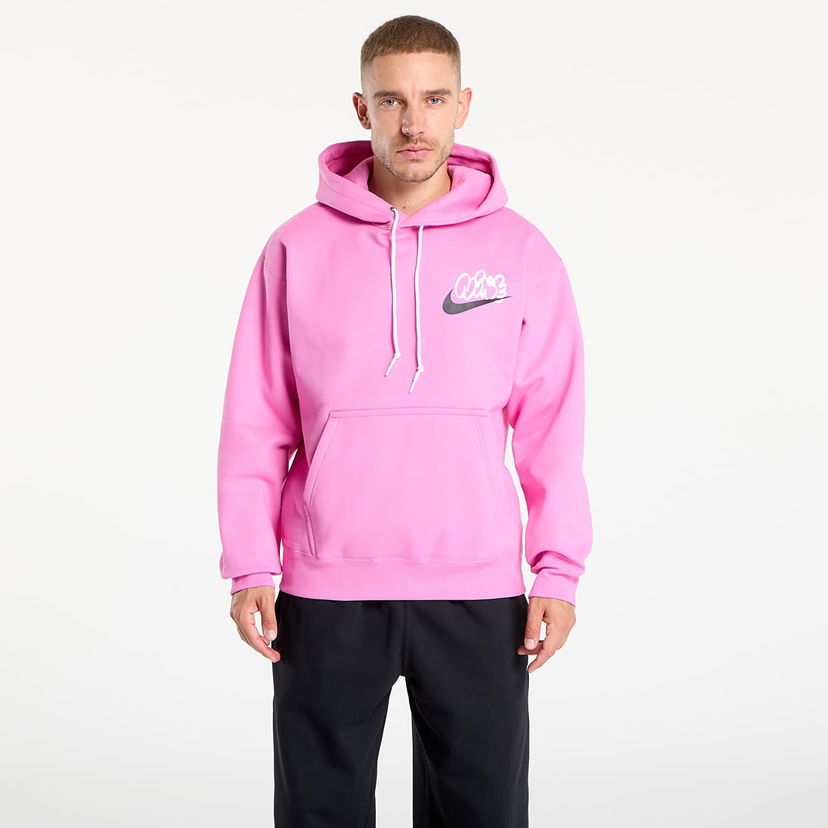 Sweatshirt Nike Solo Swoosh Fleece Hoodie Lyserød | IH4293-675