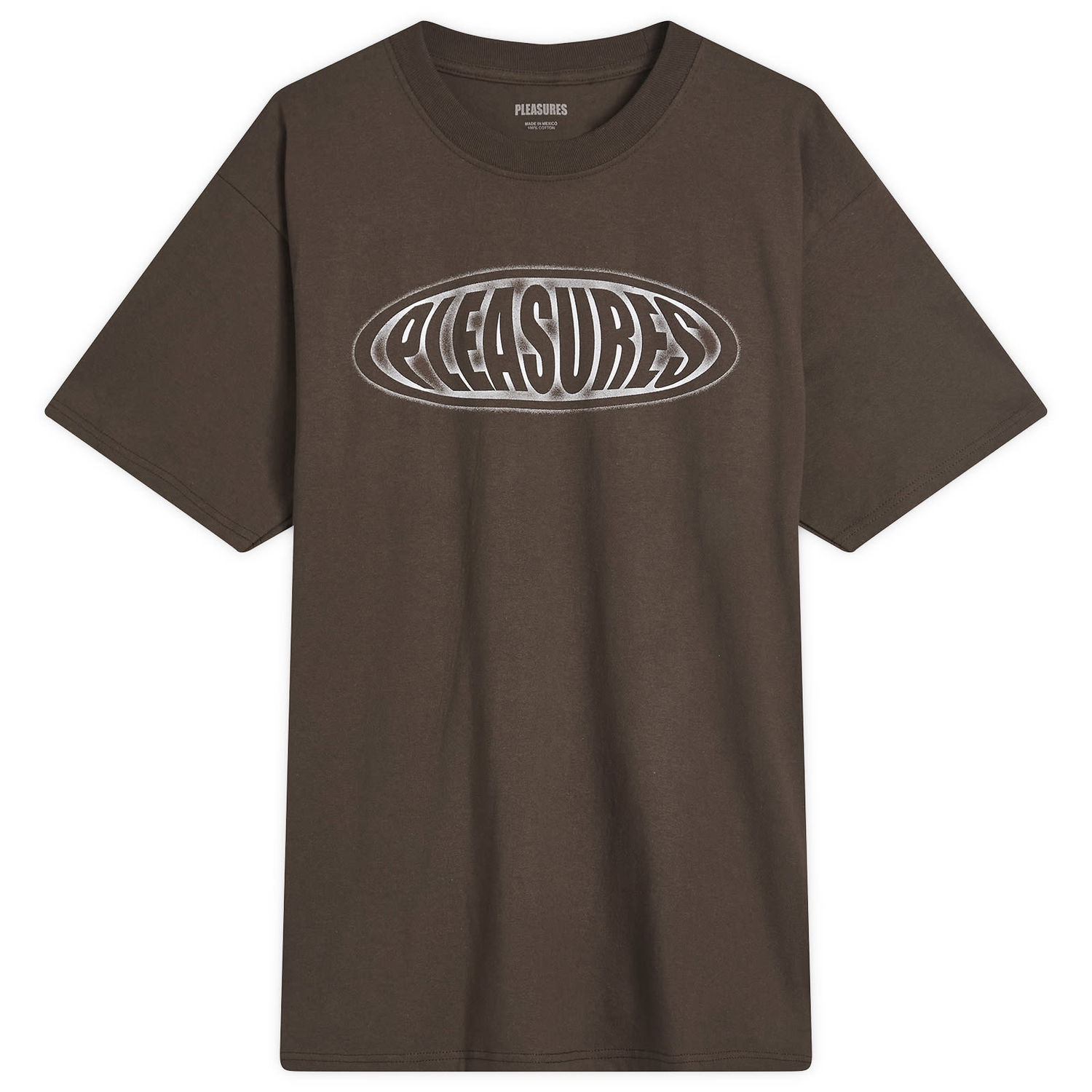 T-shirt Pleasures Sandblast Graphic T-Shirt, Size Large Brun | P25SU044-CLO, 0