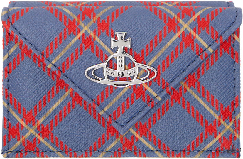 Tegnebog Vivienne Westwood Vivienne Westwood Envelope Billfold Wallet Blå | 5115002FW-S0022-