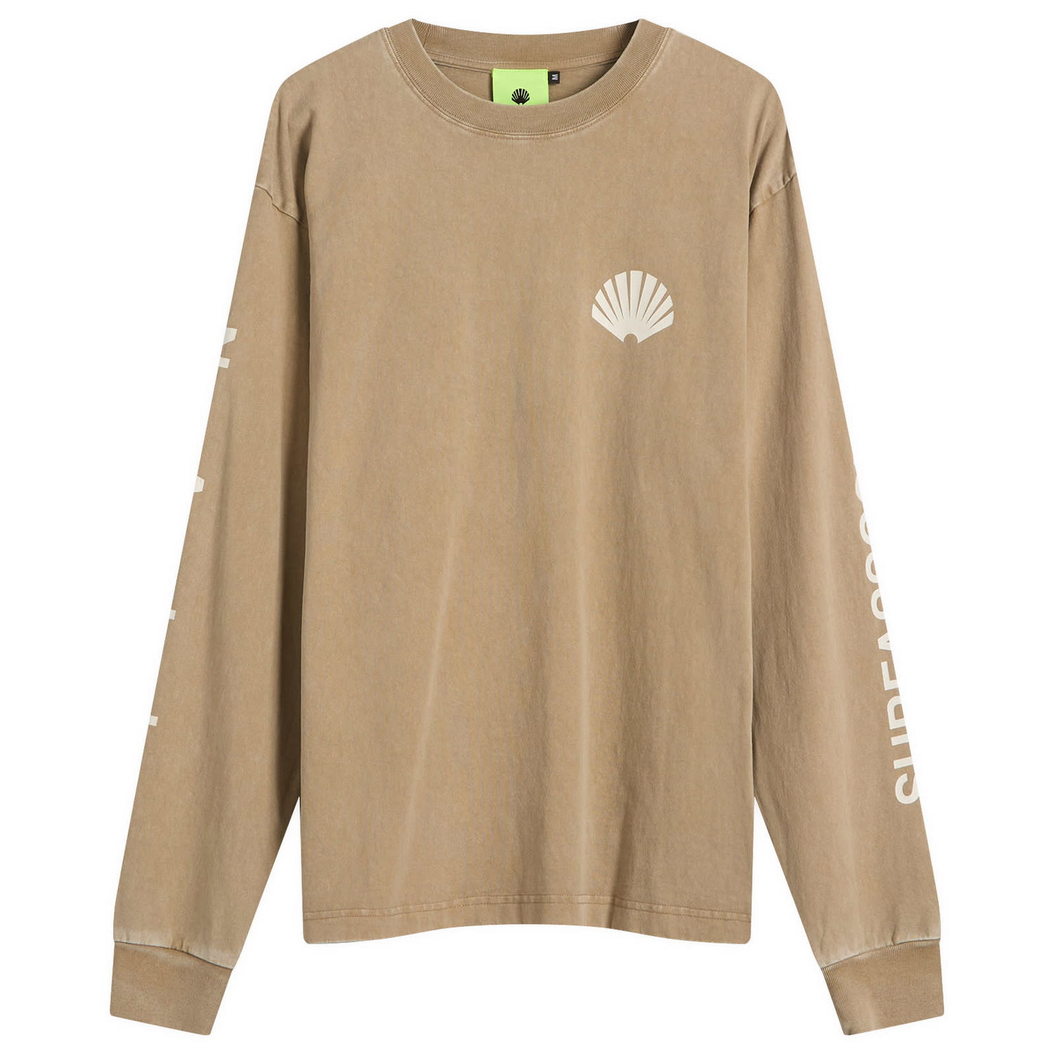 T-shirt New Amsterdam Surf Association New Amsterdam Surf Association Logo Long Sleeve T-Shirt, Size Large Brun | 2501081003, 1