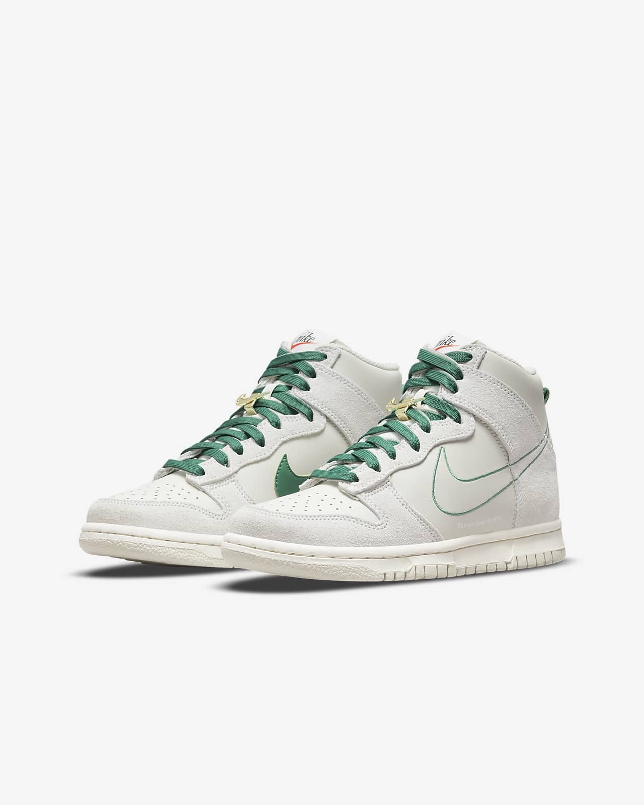 Sneakers og sko Nike Dunk High SE "First Use Pack - Green Noise" GS Grå | DD0733-001, 1