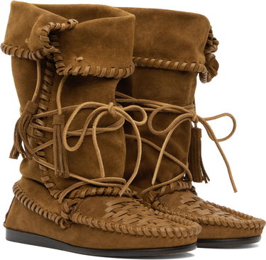 Sneakers og sko ISABEL MARANT Isabel Marant Winki Suede Boots Brun | BO0210FA-C2A05S, 3