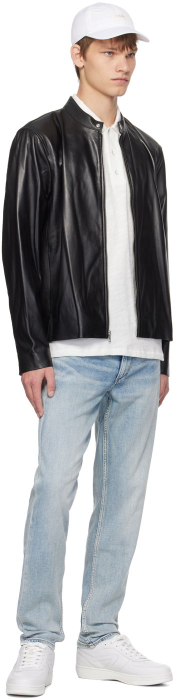 Polo skjorte rag & bone Flame Polo Hvid | MBC23FT012CA12, 3