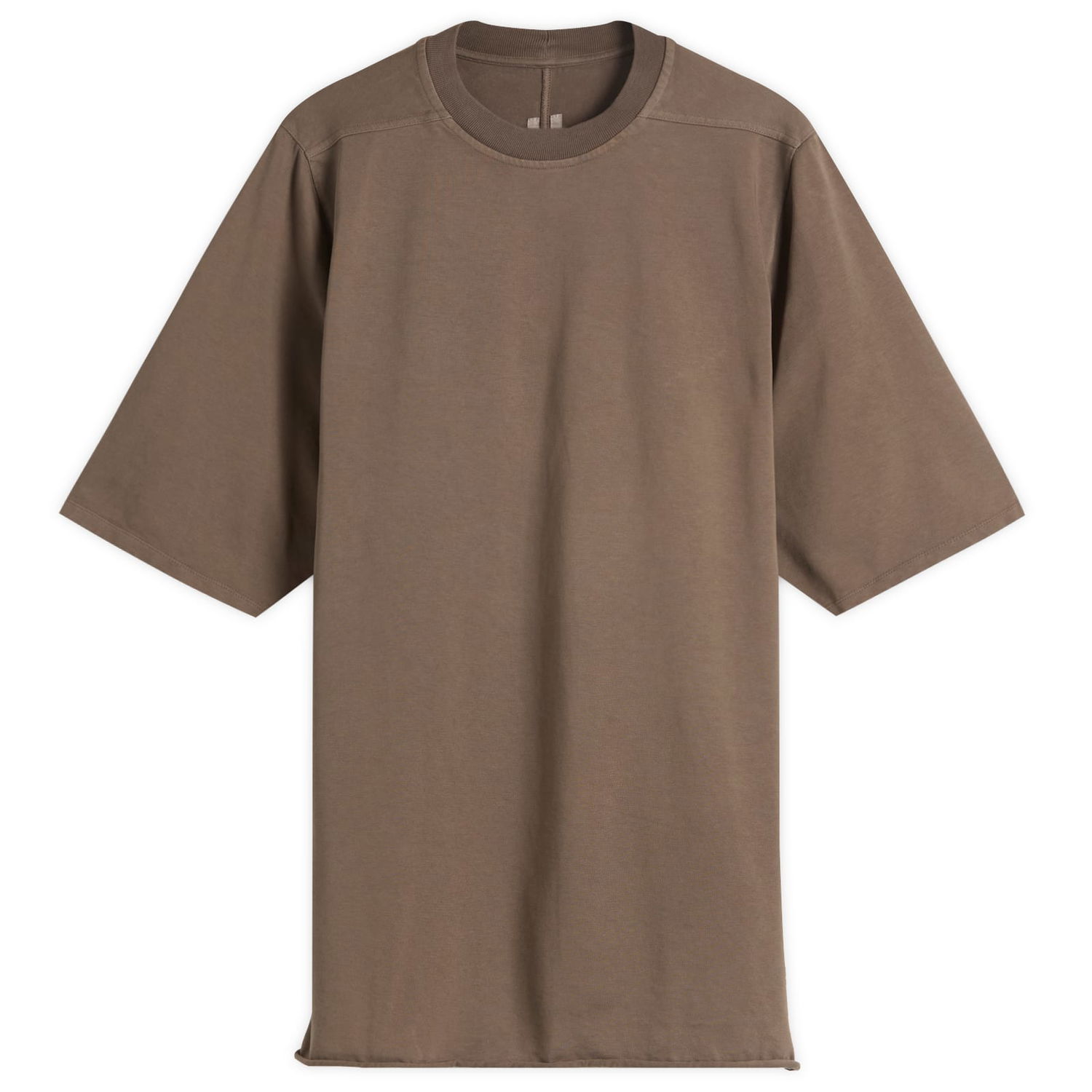 T-shirt Rick Owens Jumbo T-Shirt Brun | RR02E1274-RIG-34, 1
